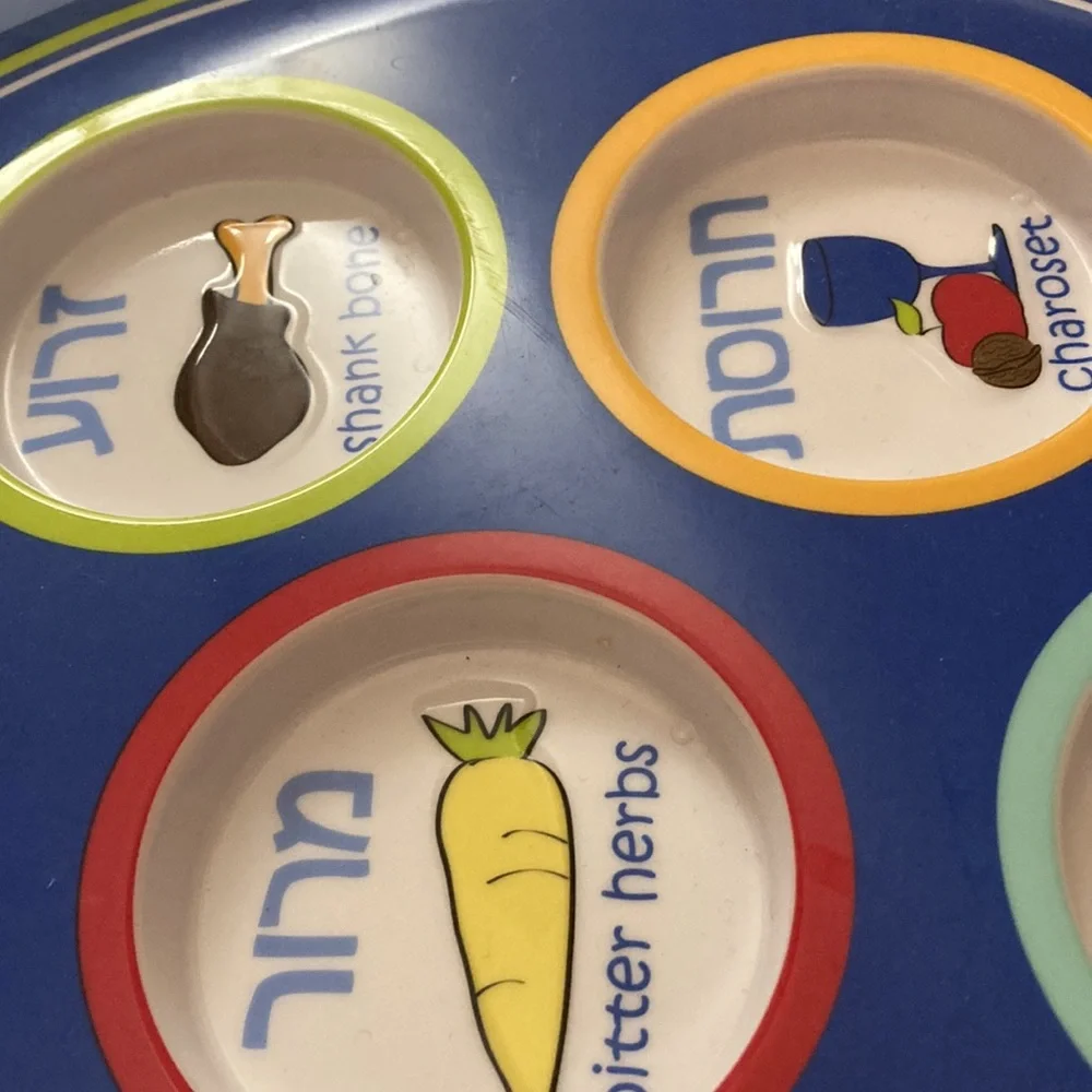 Target 2010 Melamine children’s Passover Plate